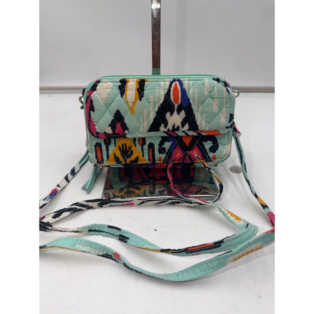 Vera Bradley Sierra Stream All in One Crossbody Wallet Wristlet Retired